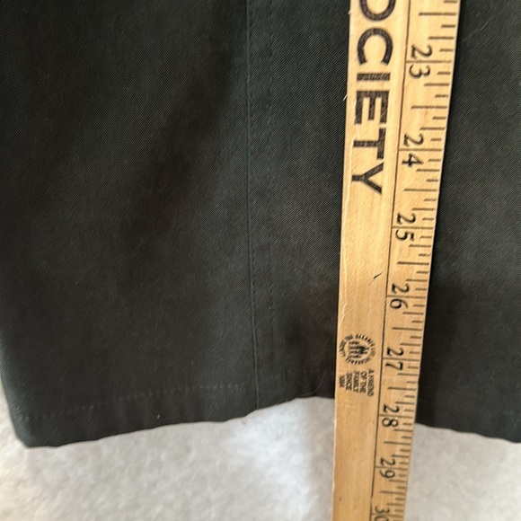 Vintage Talbots Stretch Green Button Down Shirt Size Medium - Picture 4 of 6